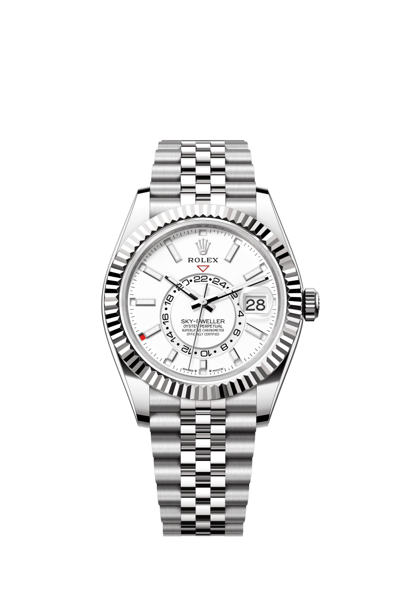 White Dial Watch - Silver-42MM
