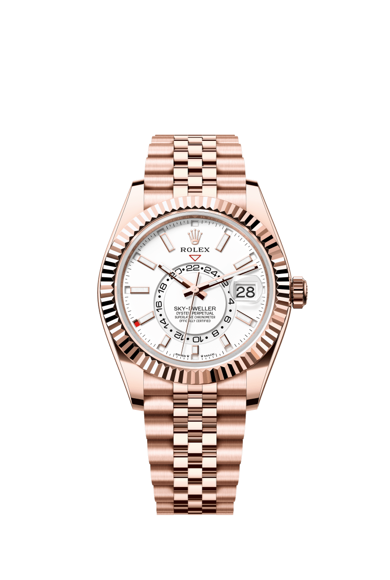 White Dial Watch - Gold-42MM