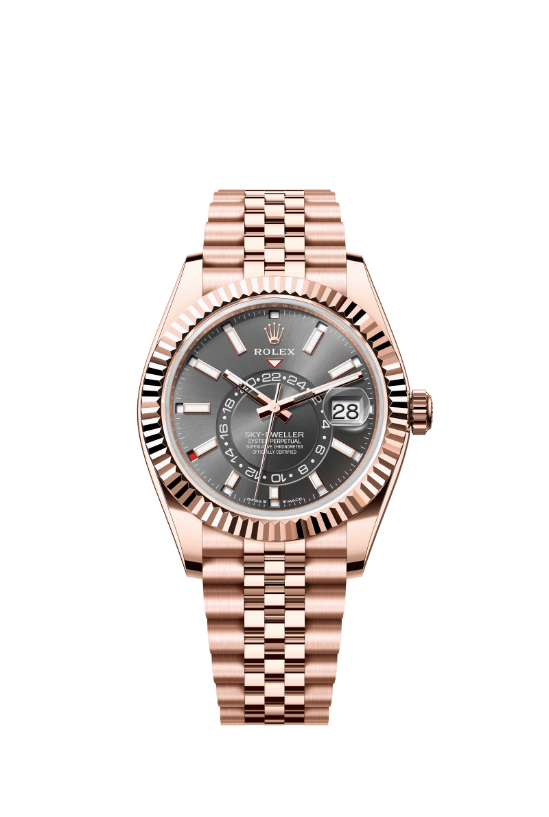 Slate Grey Dial Watch - Gold - 42MM