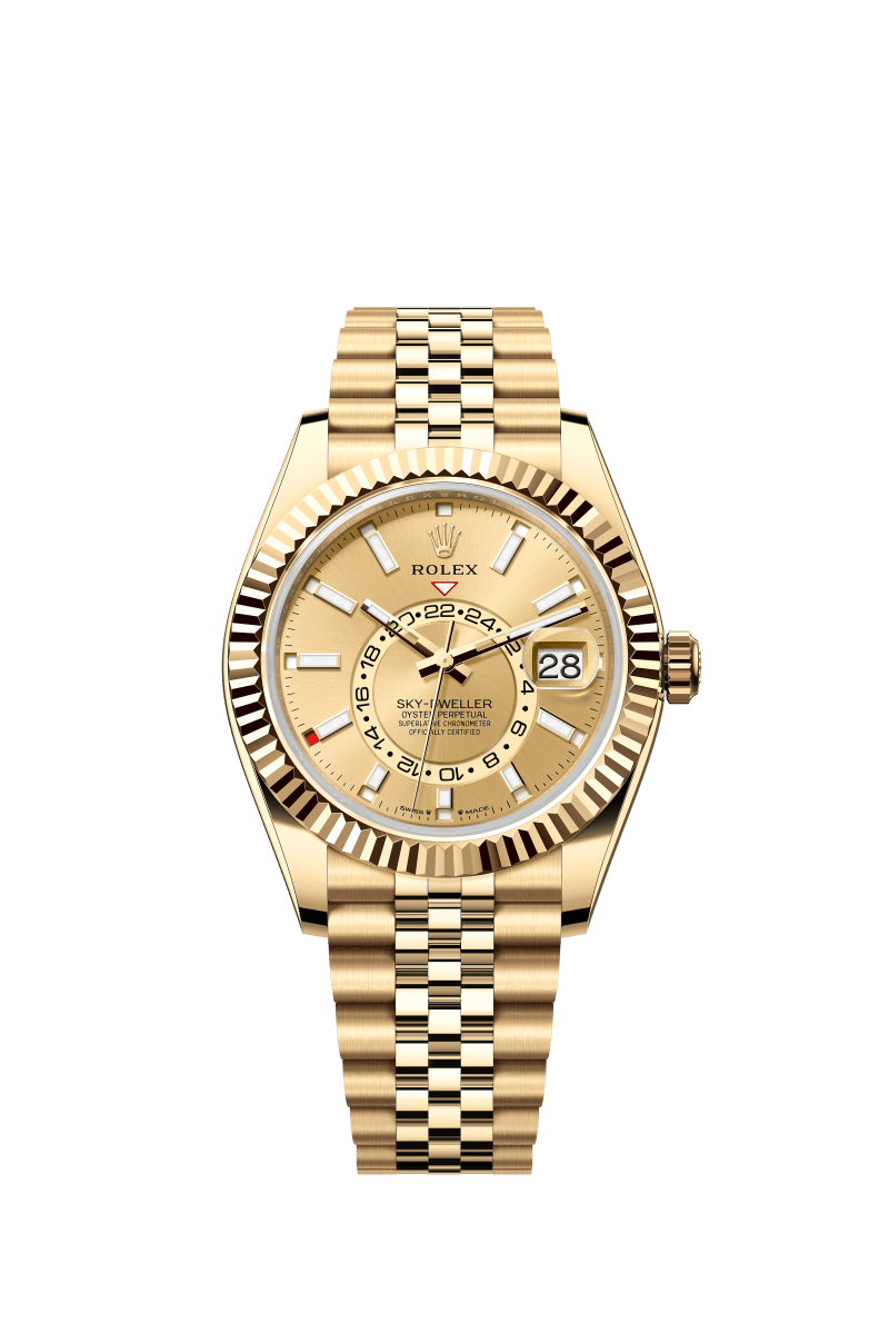 Champagne Dial Watch - Gold-42MM