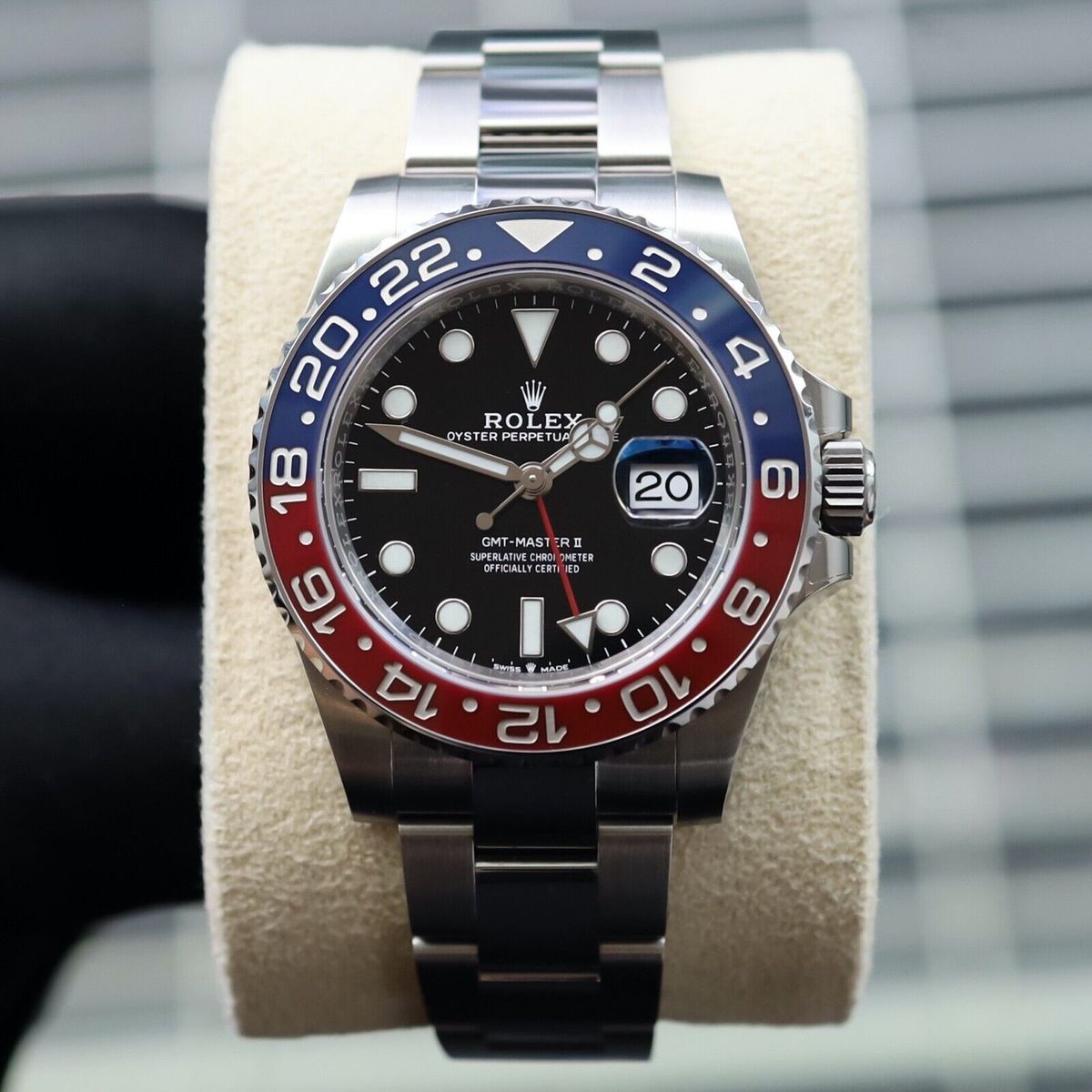 Black dial watch-silver-Coke bezel-40MM