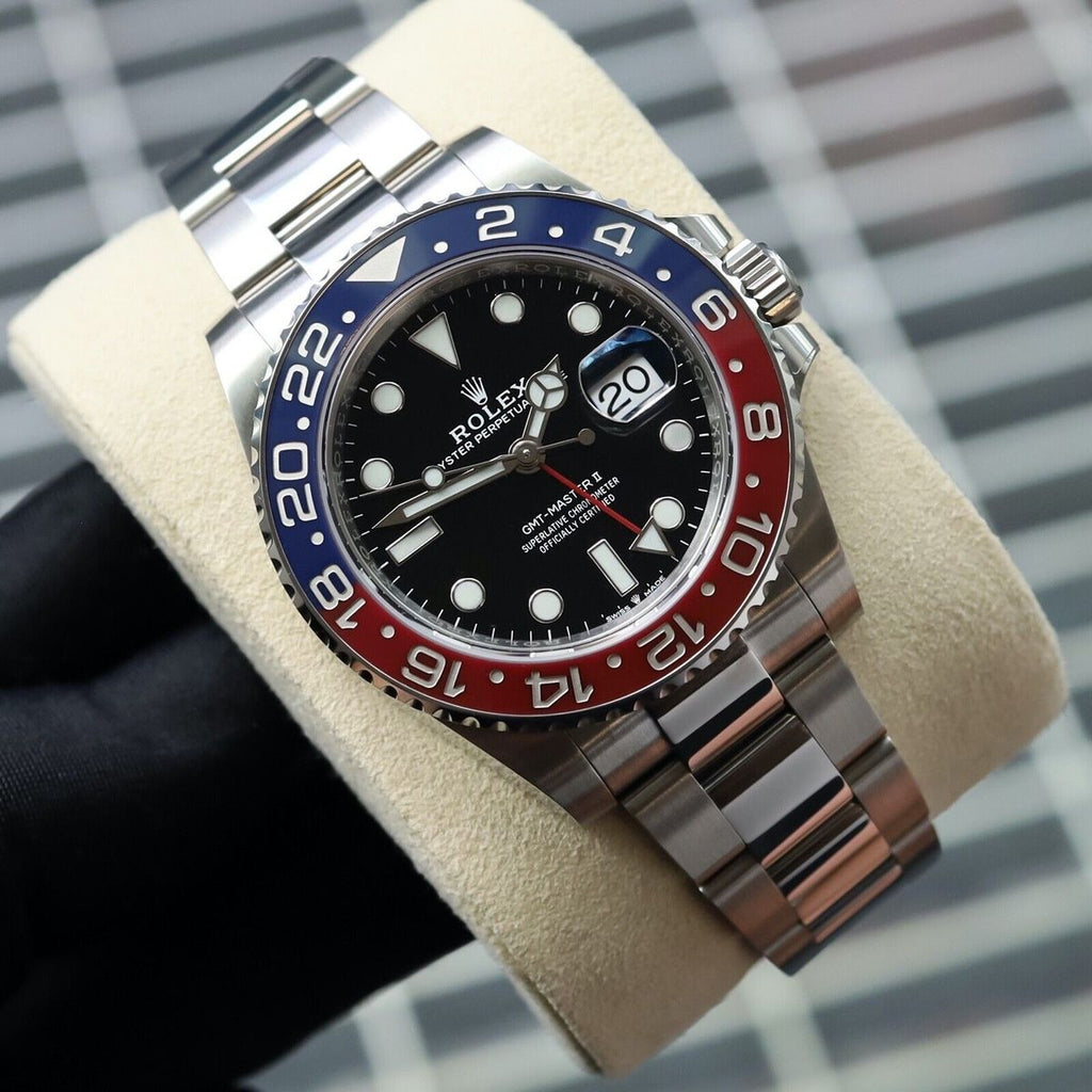 Black dial watch-silver-Coke bezel-40MM