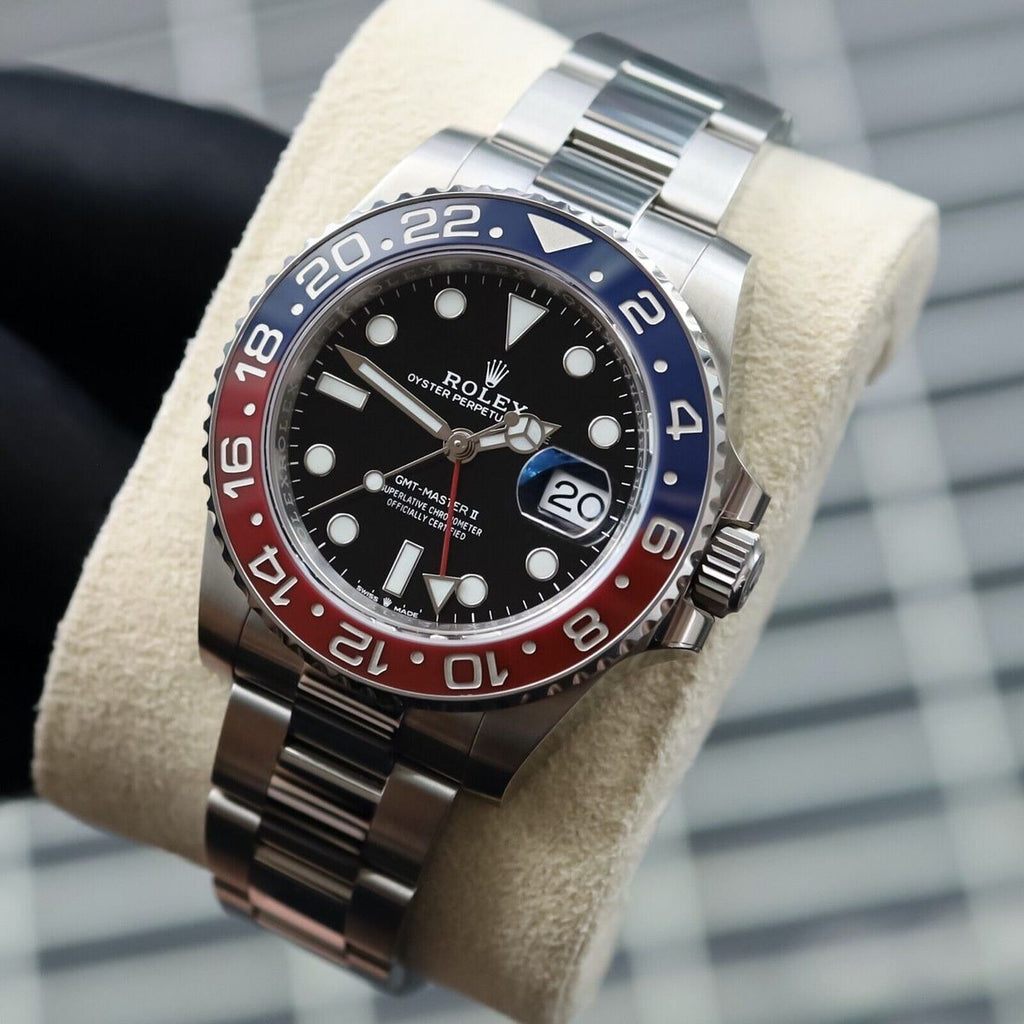 Black dial watch-silver-Coke bezel-40MM