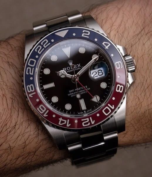 Black dial watch-silver-Coke bezel-40MM