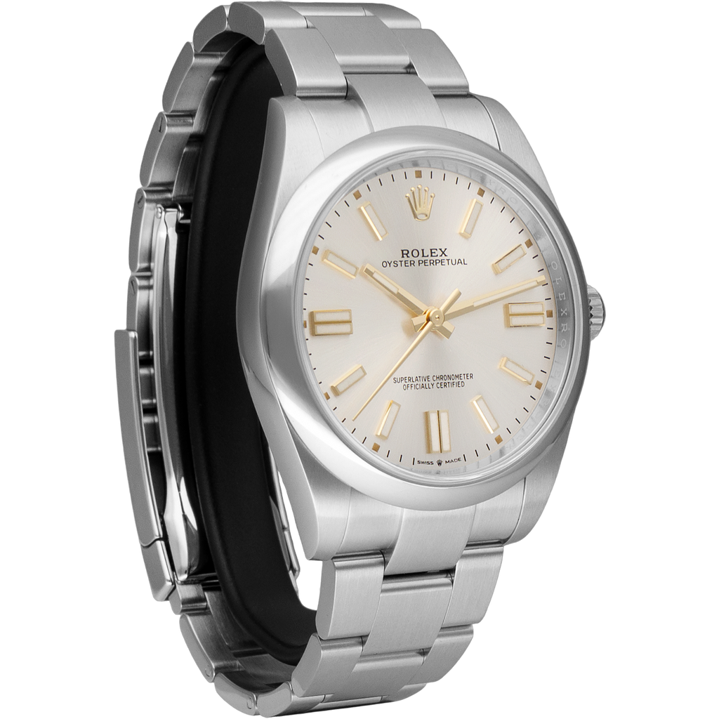 Silver Dial Watch-Silver-41MM