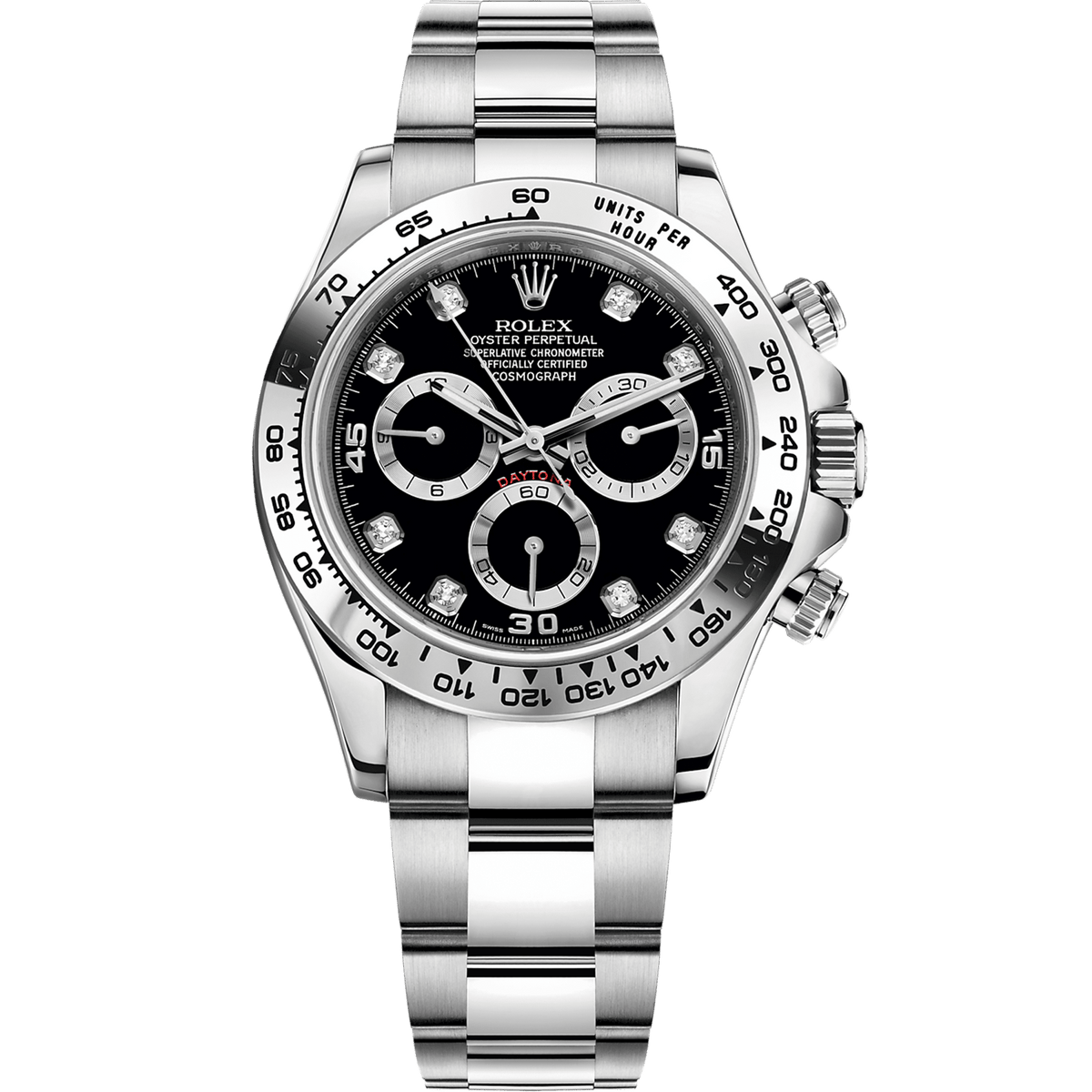 Black dial - Silver strap - 40MM