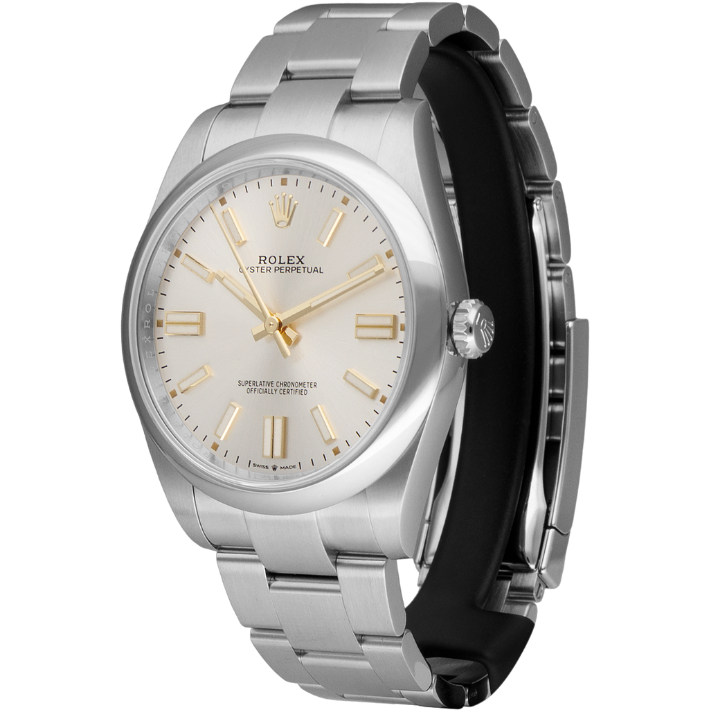 Silver Dial Watch-Silver-41MM