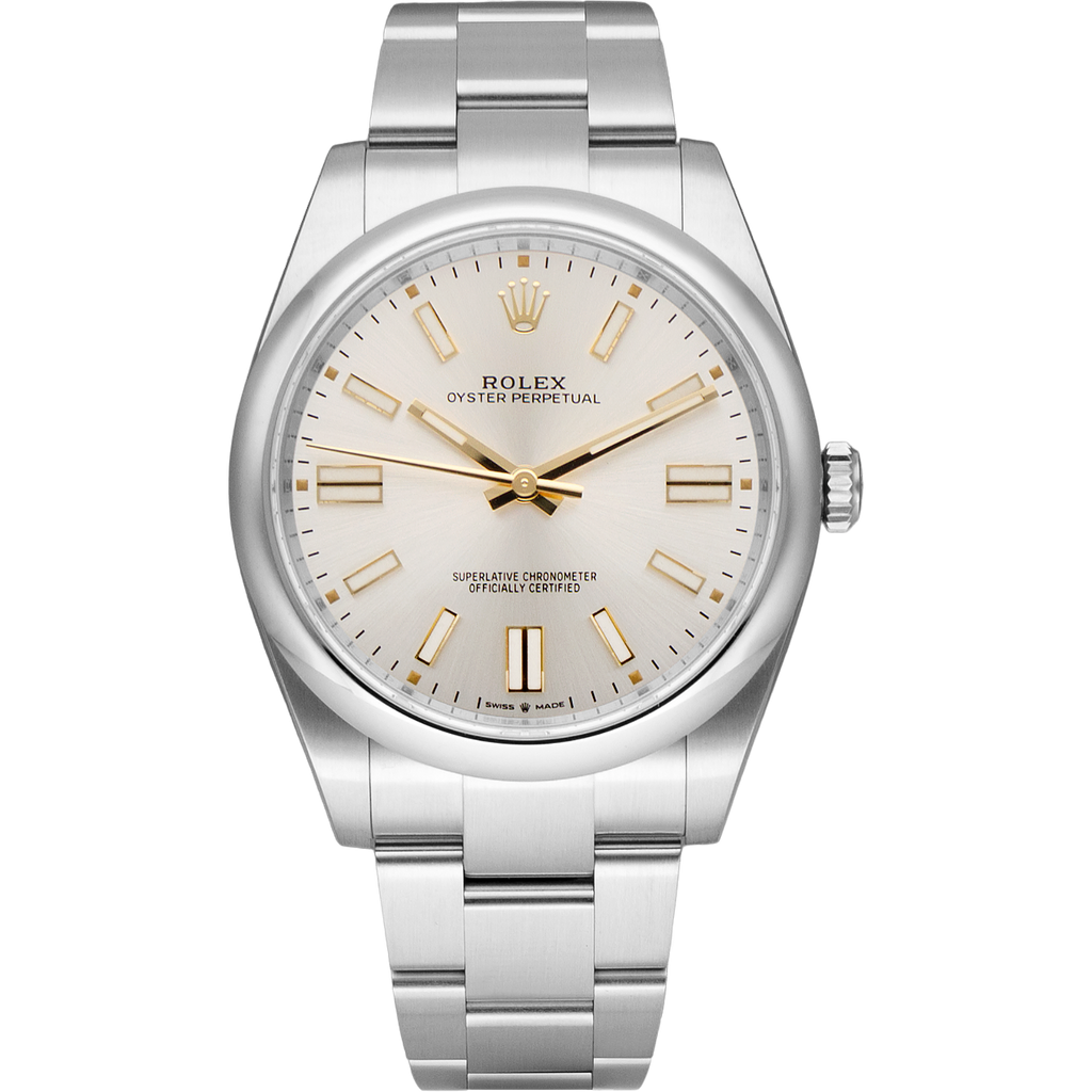 Silver Dial Watch-Silver-41MM