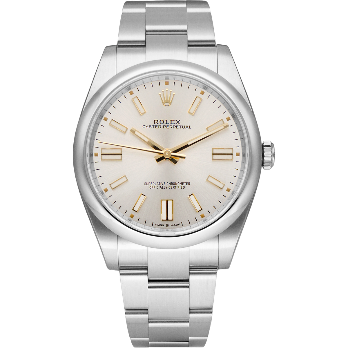 Silver Dial Watch-Silver-41MM