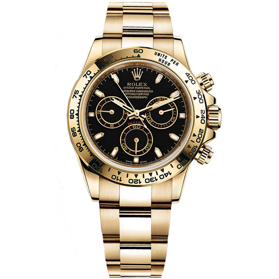 Black dial - Gold strap -40MM