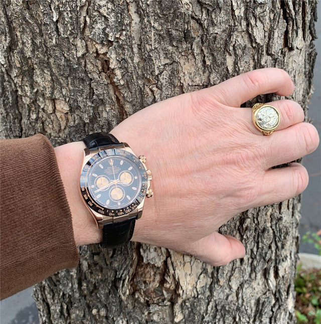 Black dial - Black strap -40MM