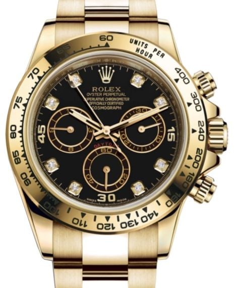 Black dial - Gold strap -40MM