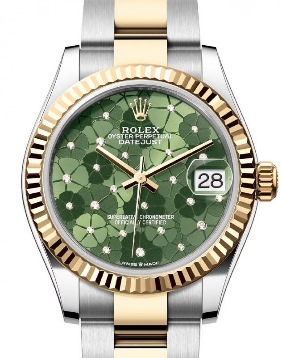 Olive Green Dial Watch - Gold - 31MM