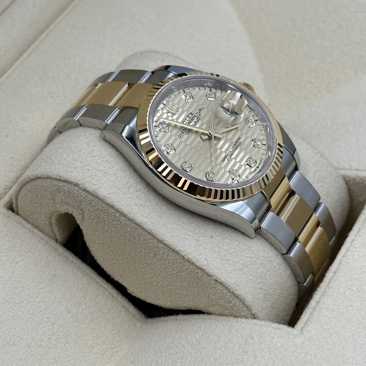 Gold dial watch - gold-36MM
