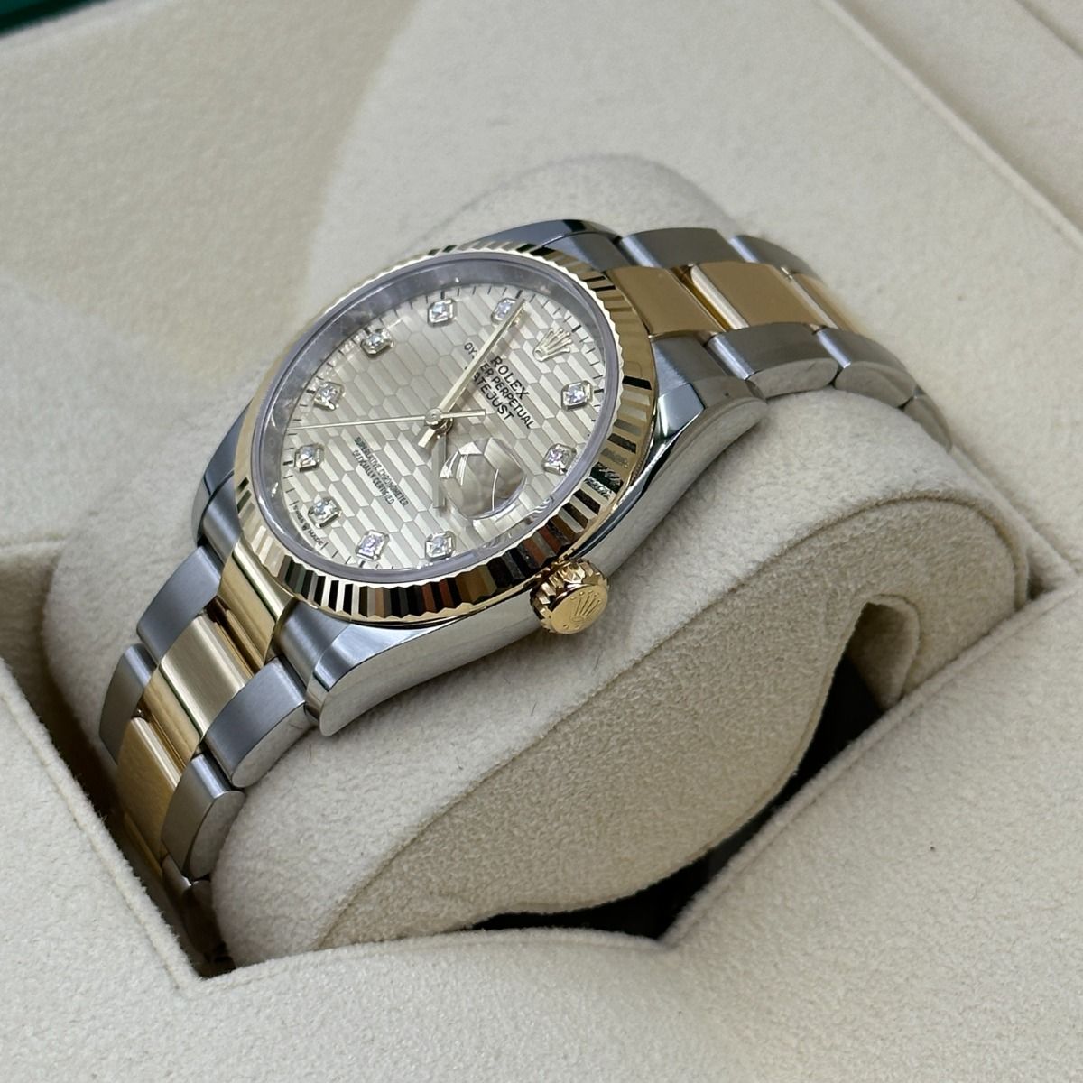 Gold dial watch - gold-36MM