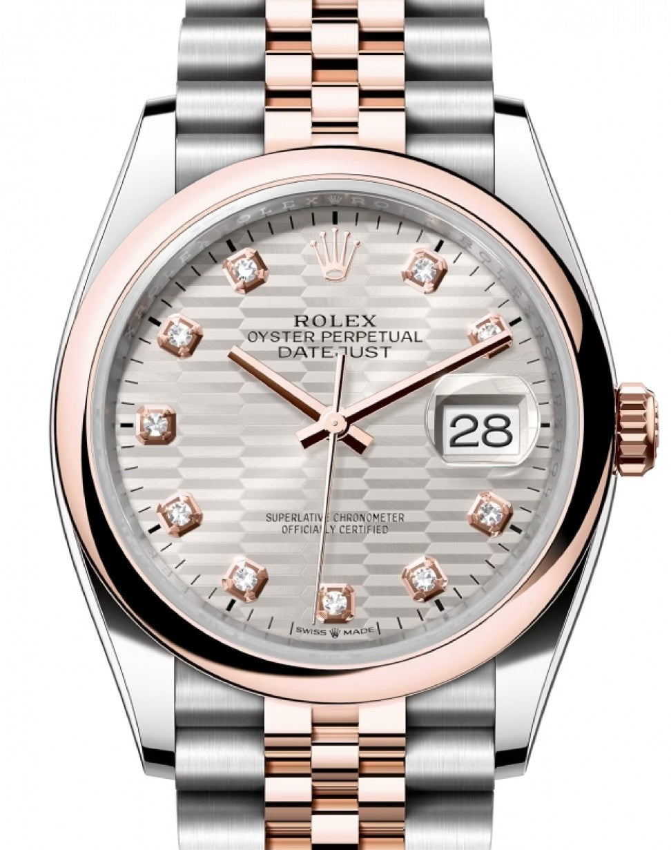 Silver Dial Watch - Gold-36MM