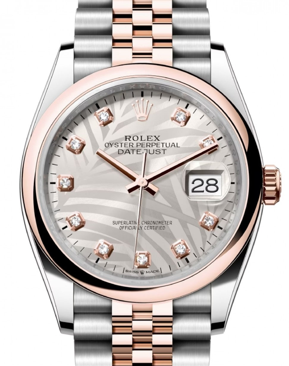 Silver Dial Watch - Gold-36MM
