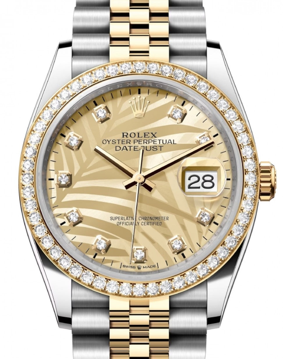 Gold dial watch - gold-36MM