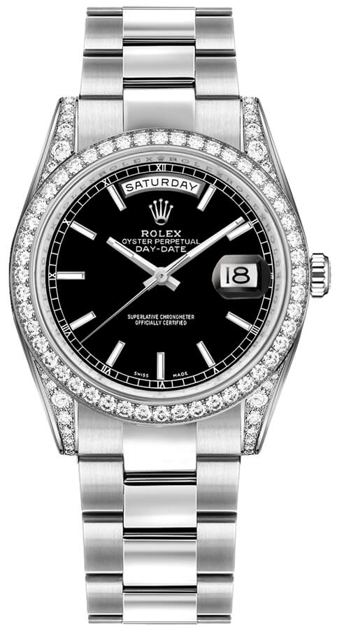 Black dial - Silver strap - 36 mm