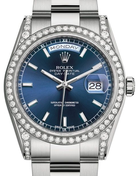 Blue dial - Silver strap - 36 mm