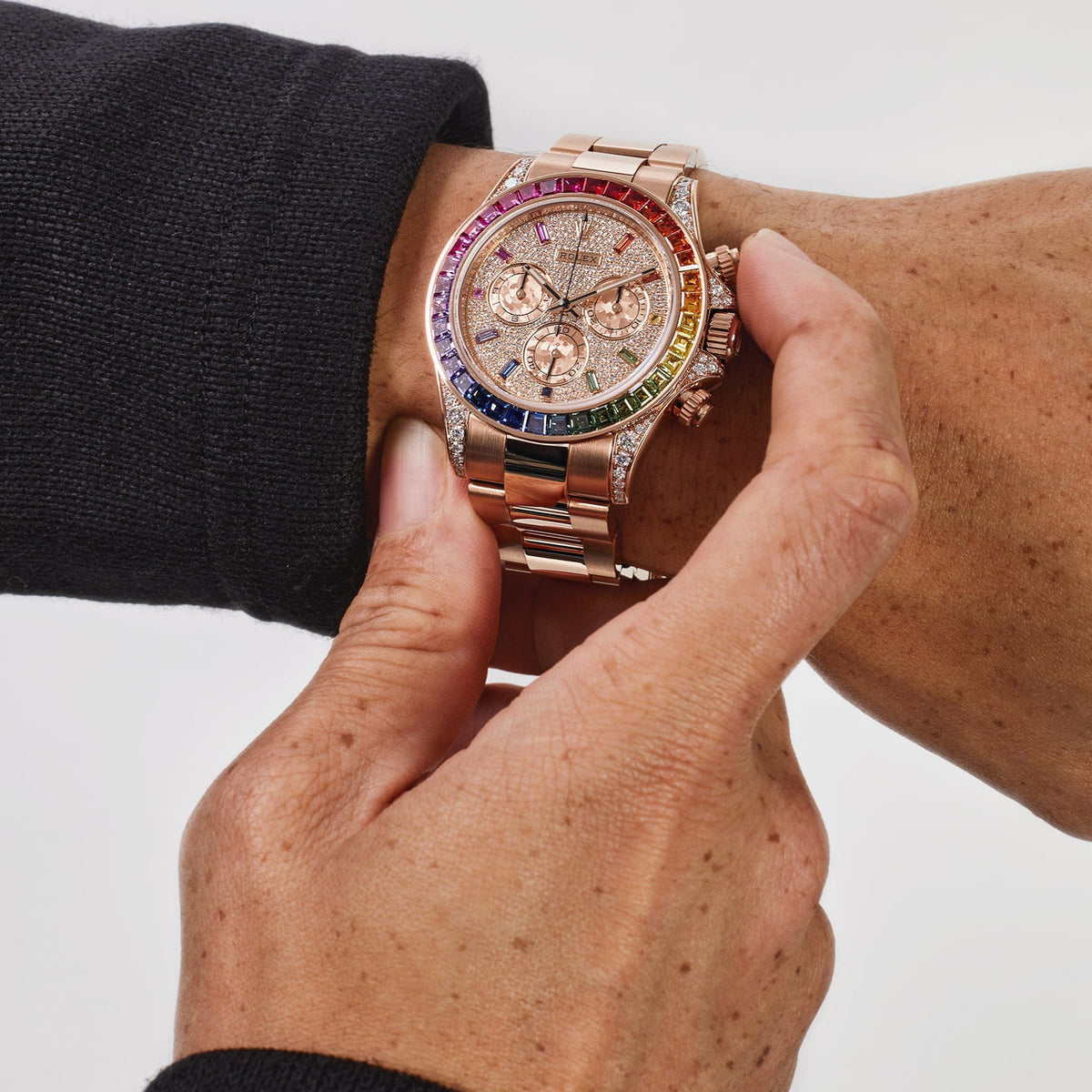 Luxury Watches Black Yellow Gold 40mm