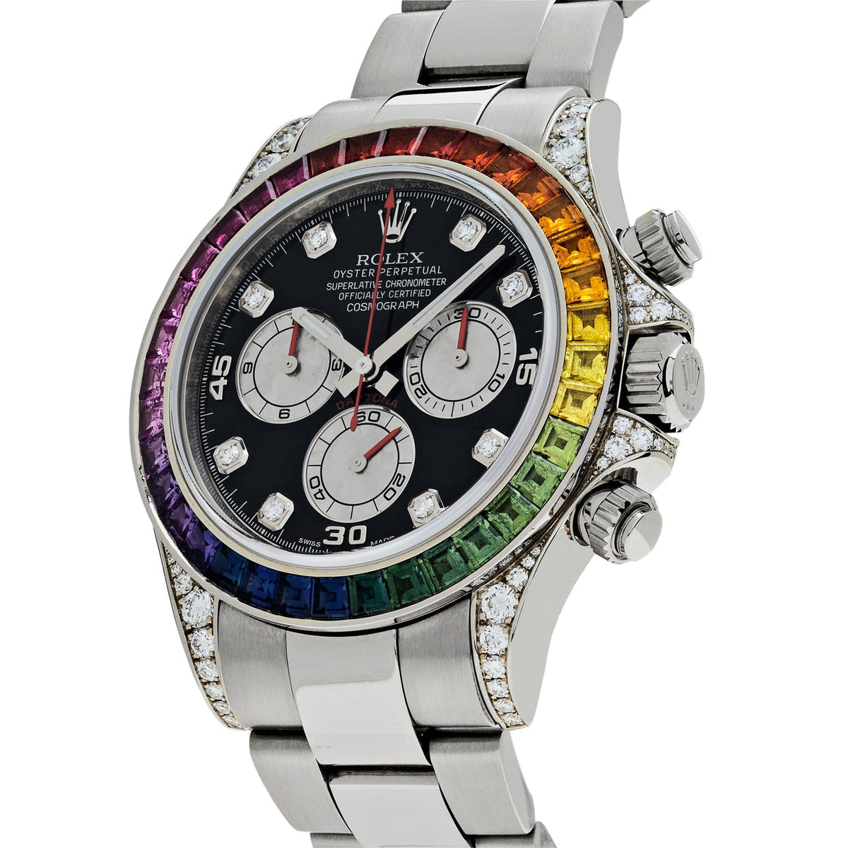Black panda dial - silver strap -40MM