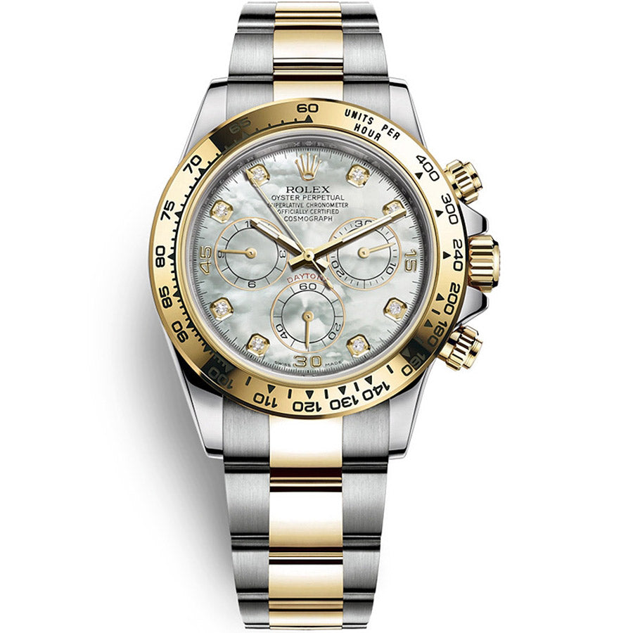 White dial - Gold strap -40MM