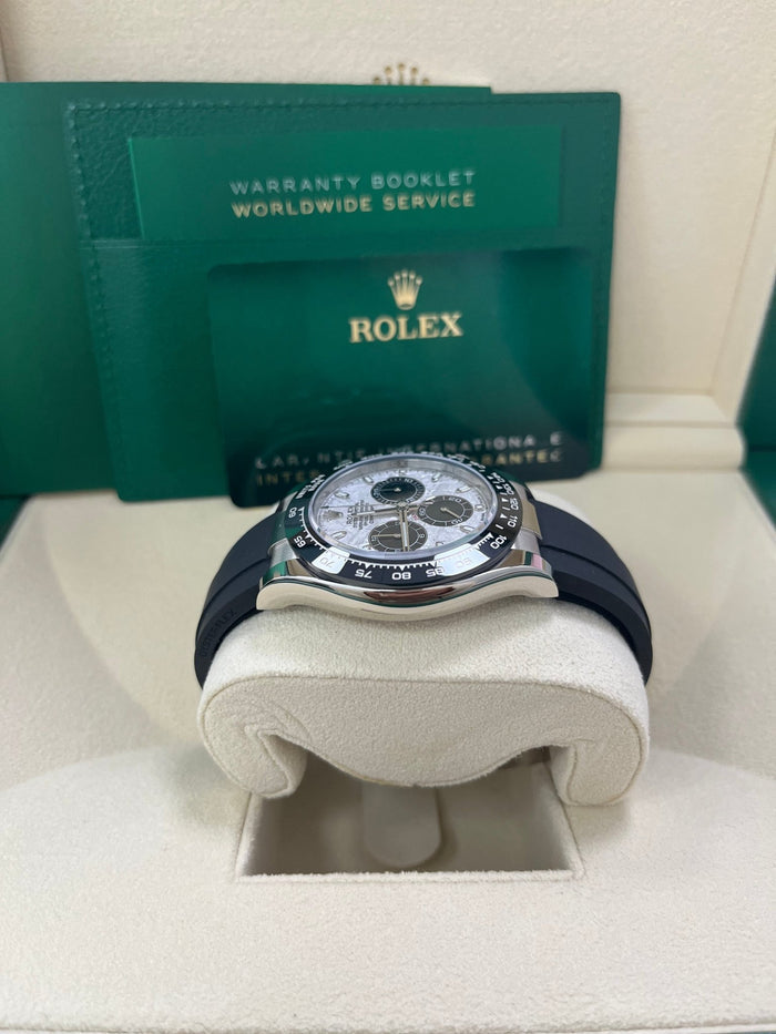 Silver Grey Dial - Black Strap - 40MM