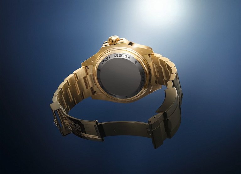 Blue dial watch-gold-44MM