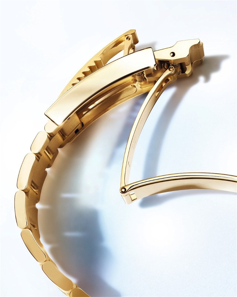Blue dial watch-gold-44MM
