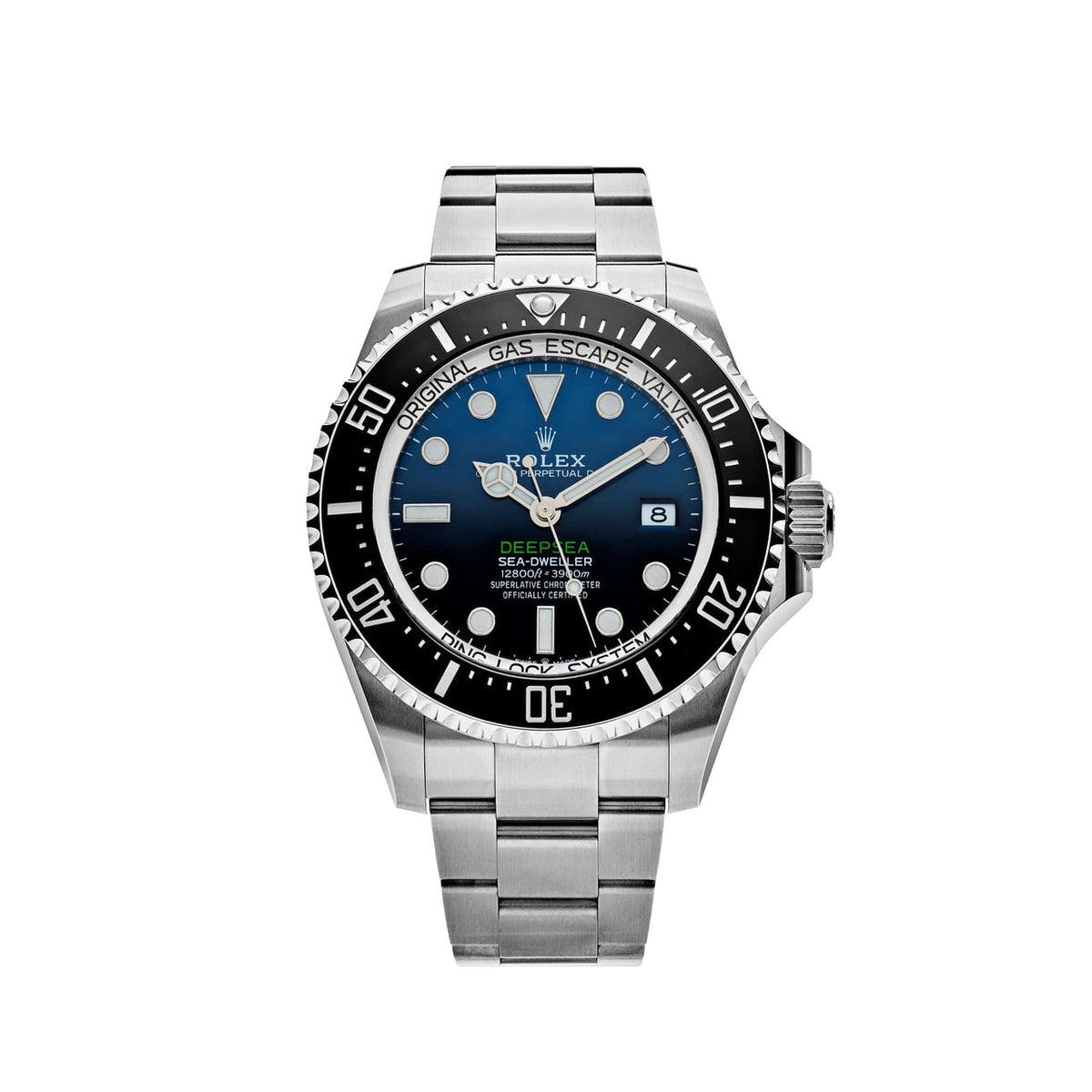 Blue Dial Watch-Silver-44MM