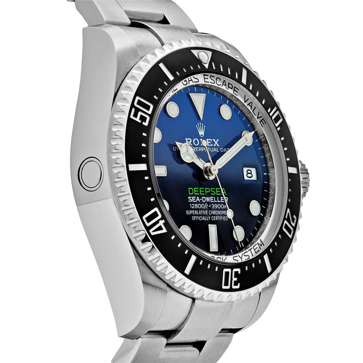 Blue Dial Watch-Silver-44MM