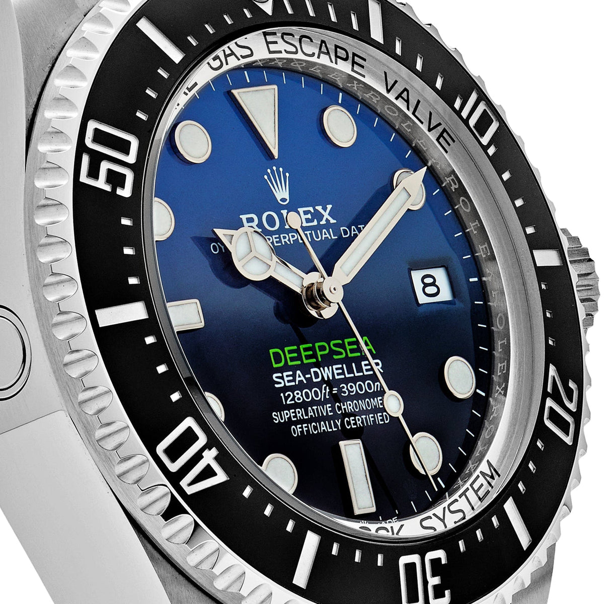Blue Dial Watch-Silver-44MM