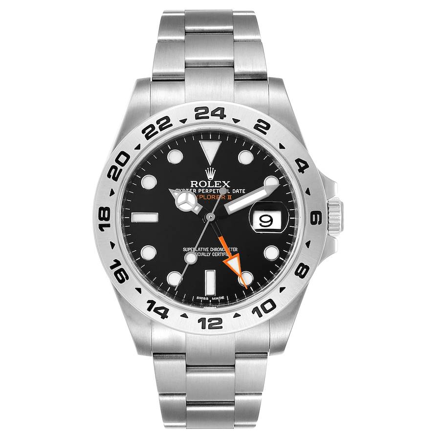 Black Dial Watch-Silver-40MM