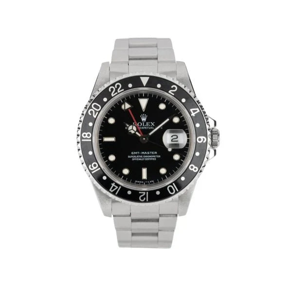 Black Dial Watch-Silver-40MM