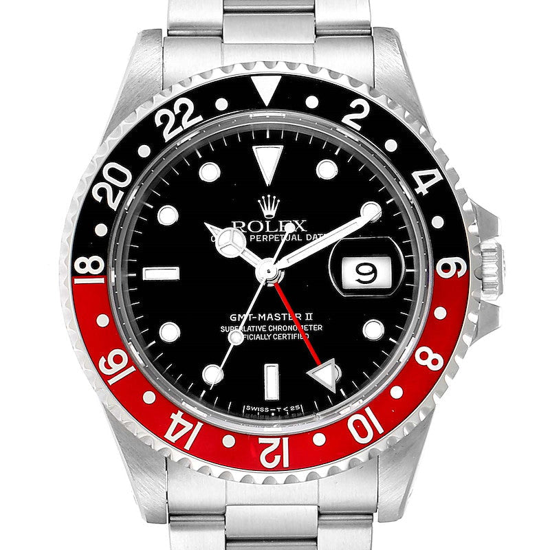 Black Dial Watch-Silver-Coke Bezel-40MM