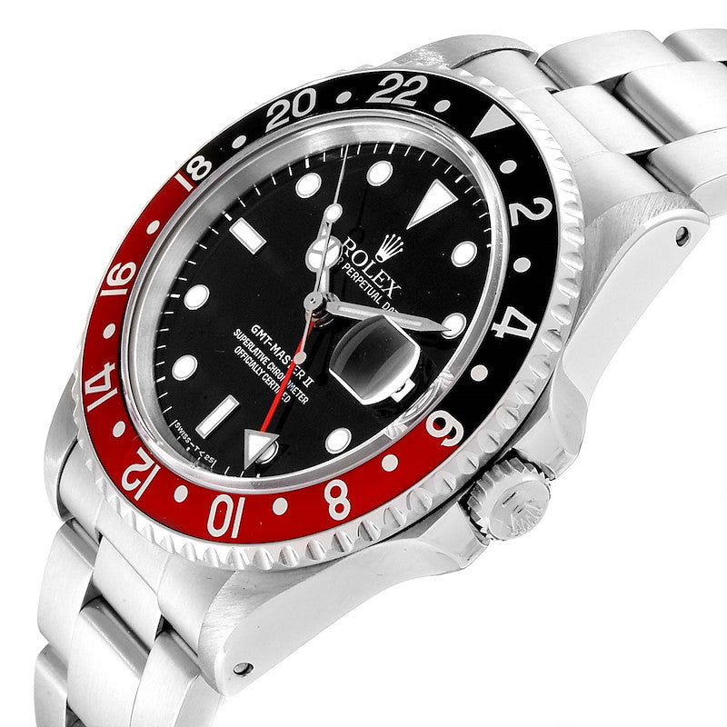 Black Dial Watch-Silver-Coke Bezel-40MM