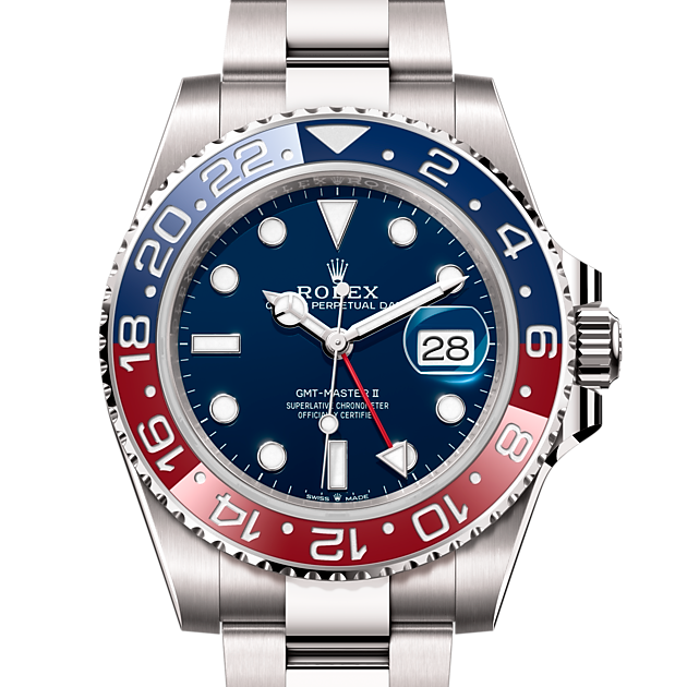 Blue dial watch-Silver-40MM