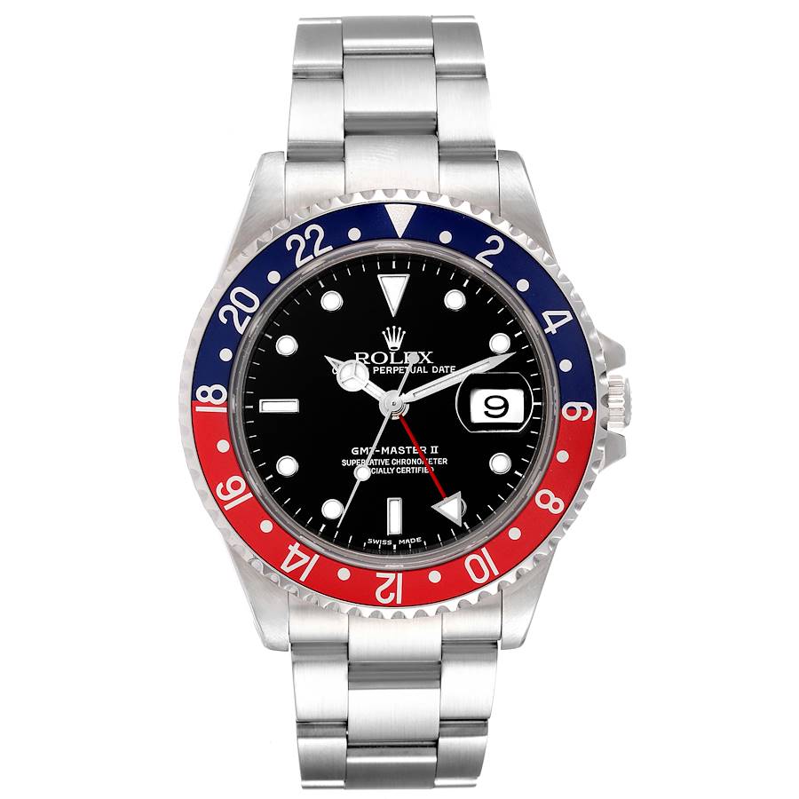 Black Dial Watch-Silver-Coke Bezel-40MM