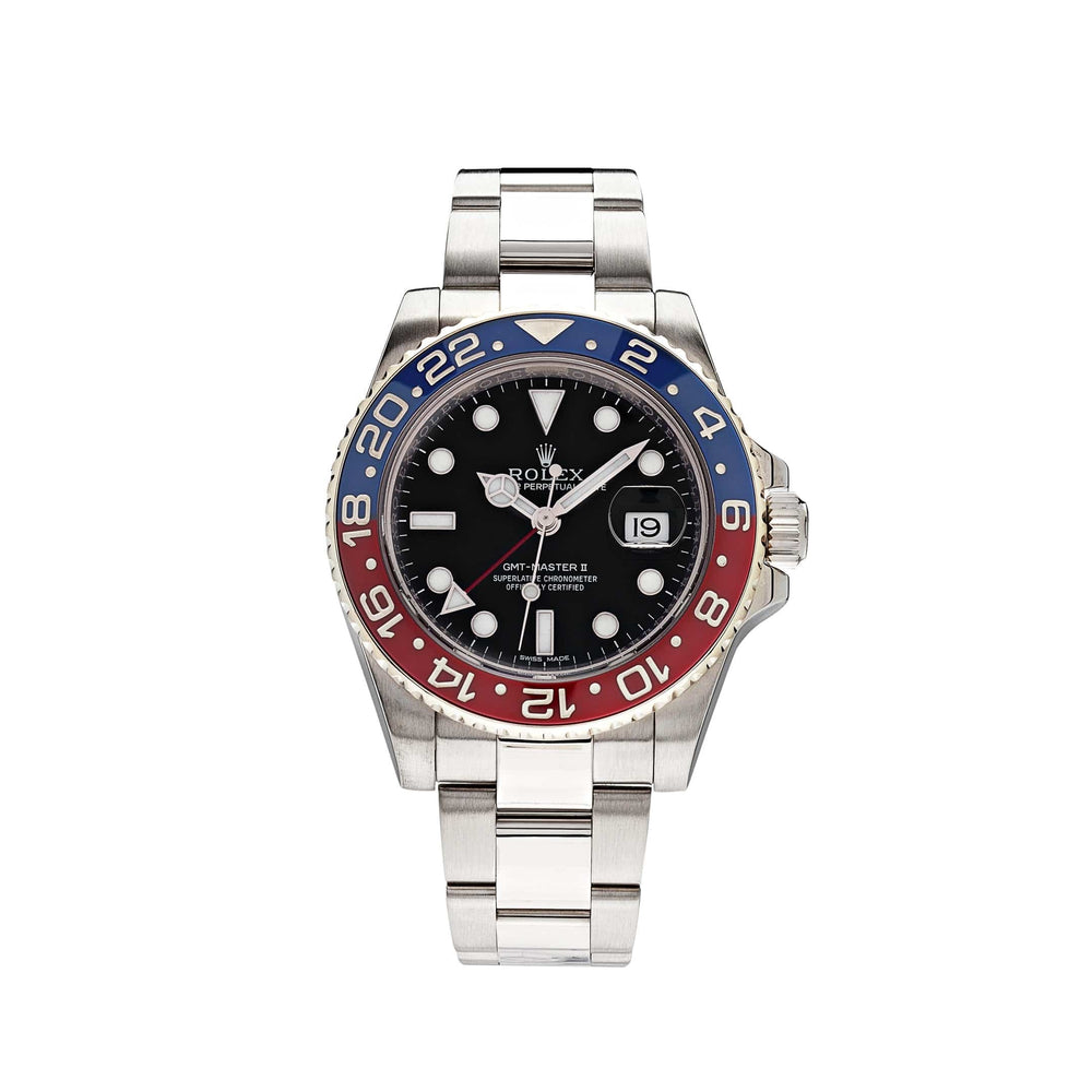 Black dial watch-silver-Coke bezel-40MM
