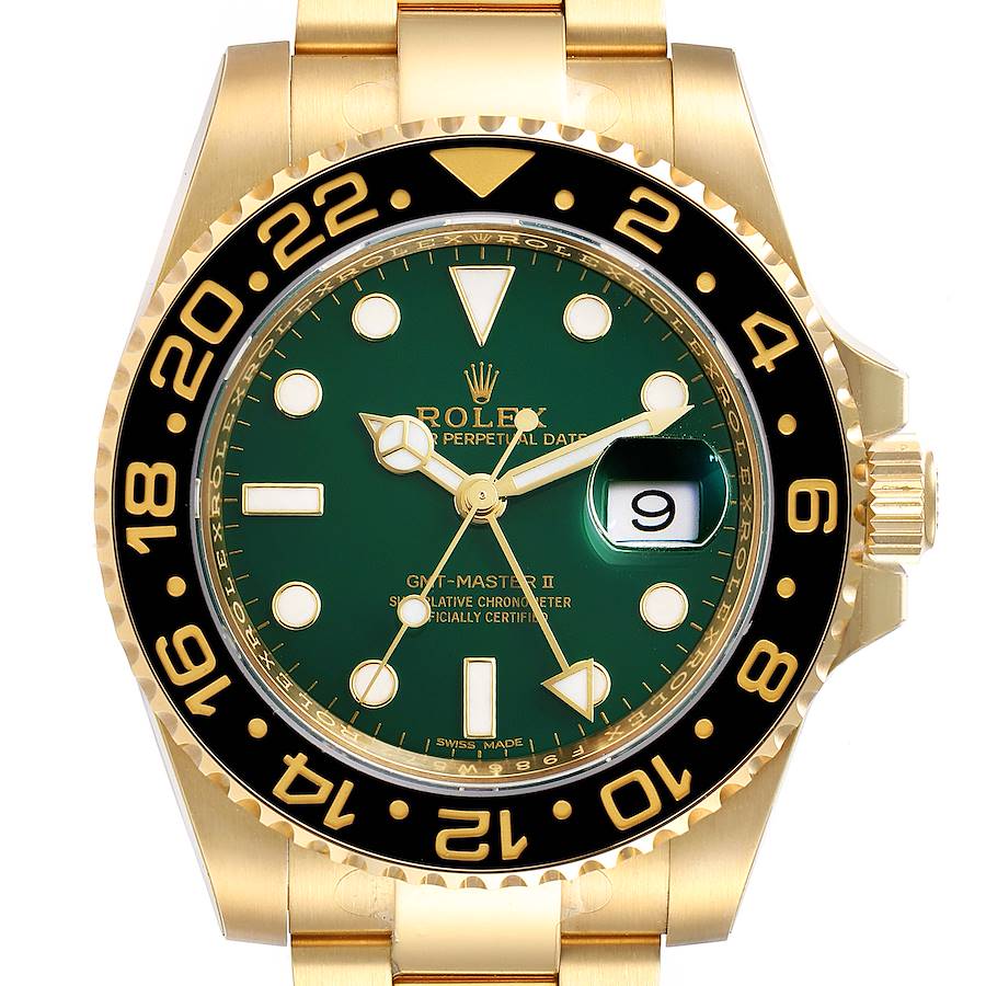 GMT-Master II Gold Green 40mm