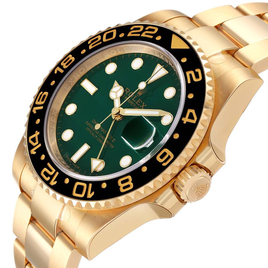 GMT-Master II Gold Green 40mm
