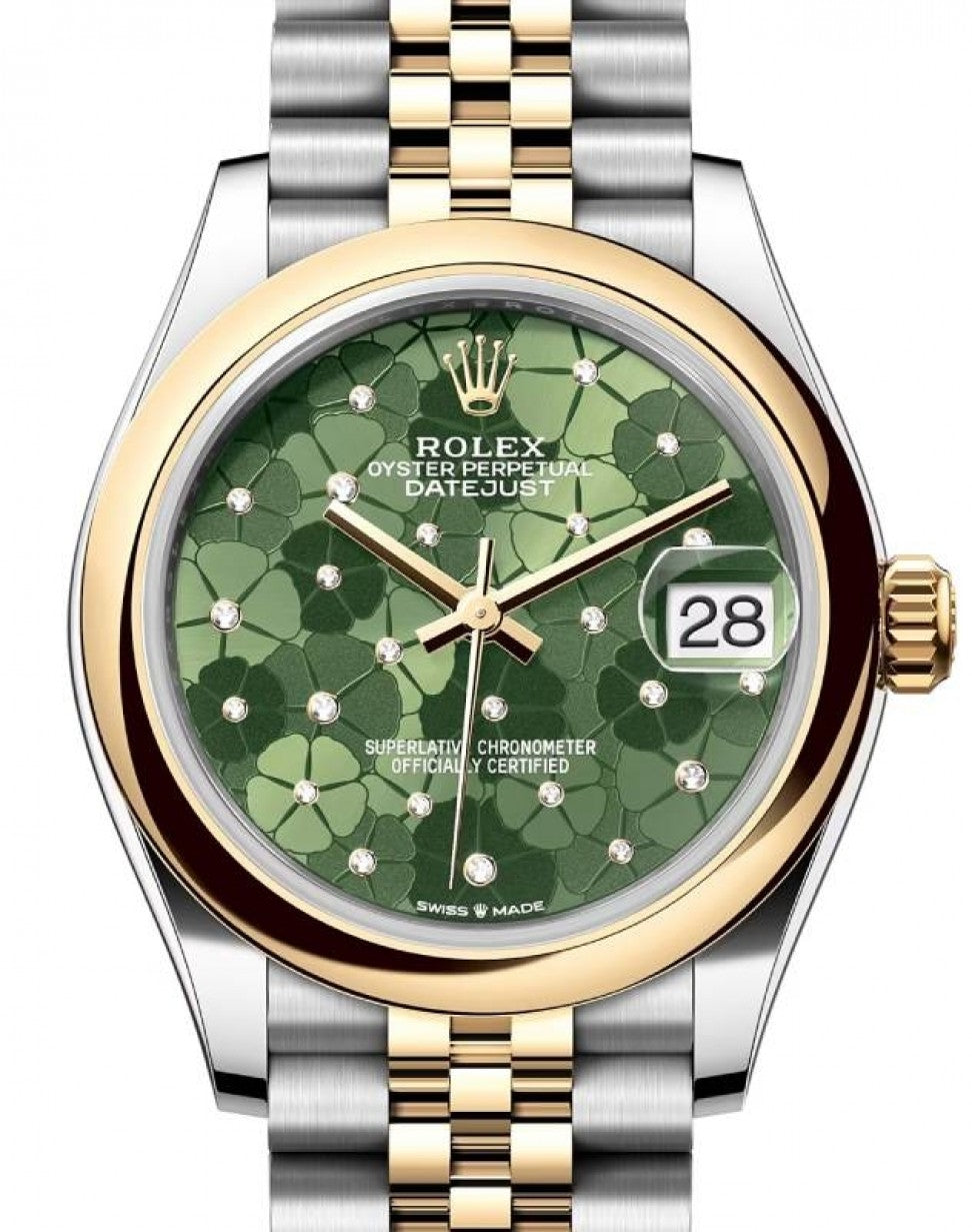 Olive Green Dial Watch - Gold - 31MM