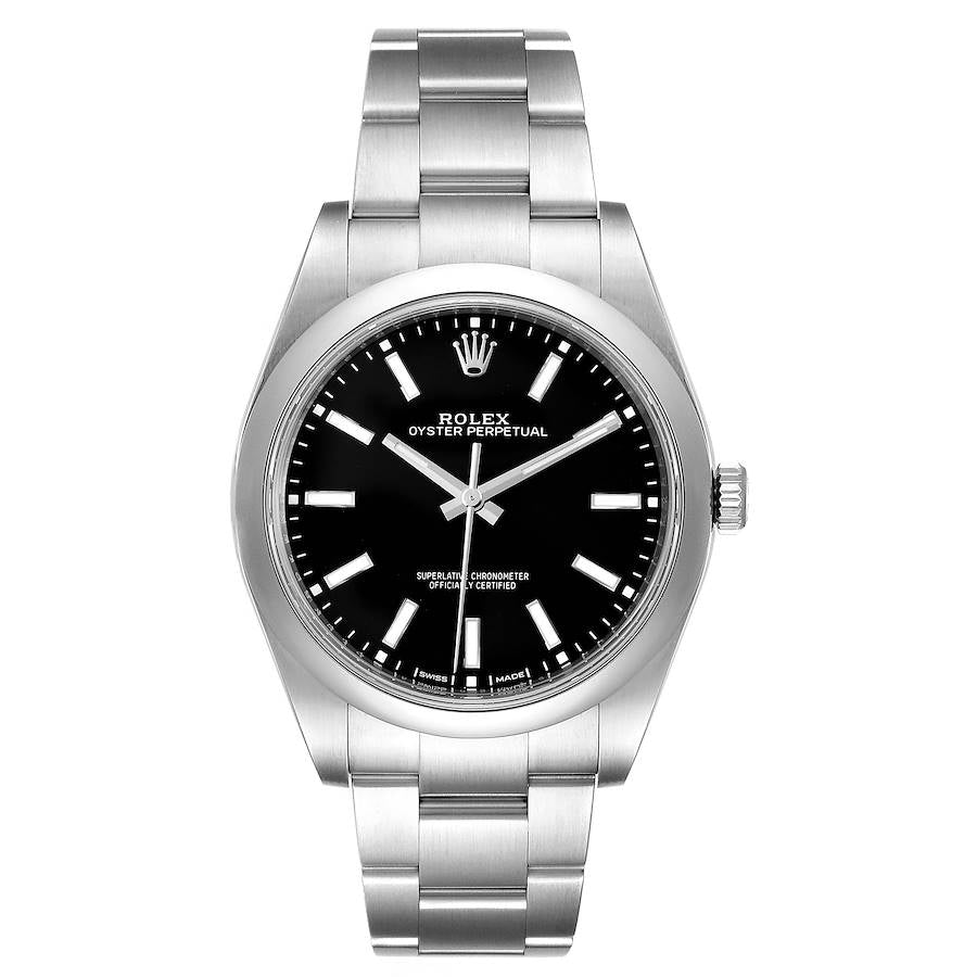Black Dial Watch-Silver-28MM