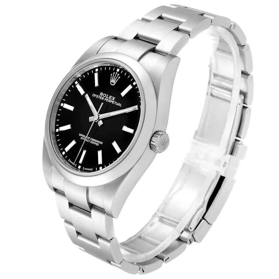 Black Dial Watch-Silver-34MM