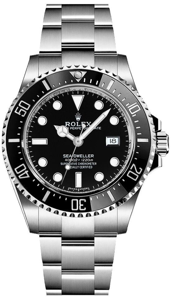 Black dial watch-Silver-40MM