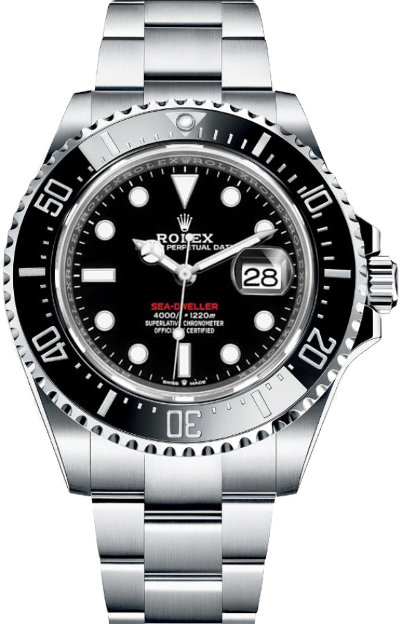 Black dial watch-Silver-43MM