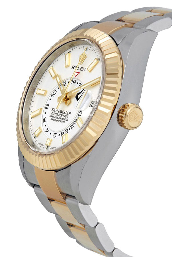 White Dial Watch - Gold-42MM