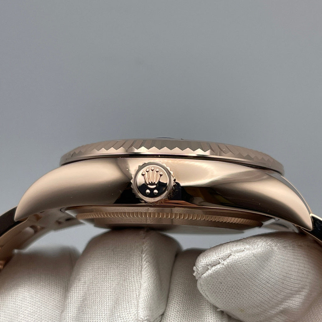 Brown Dial Watch - Rose Gold-42MM