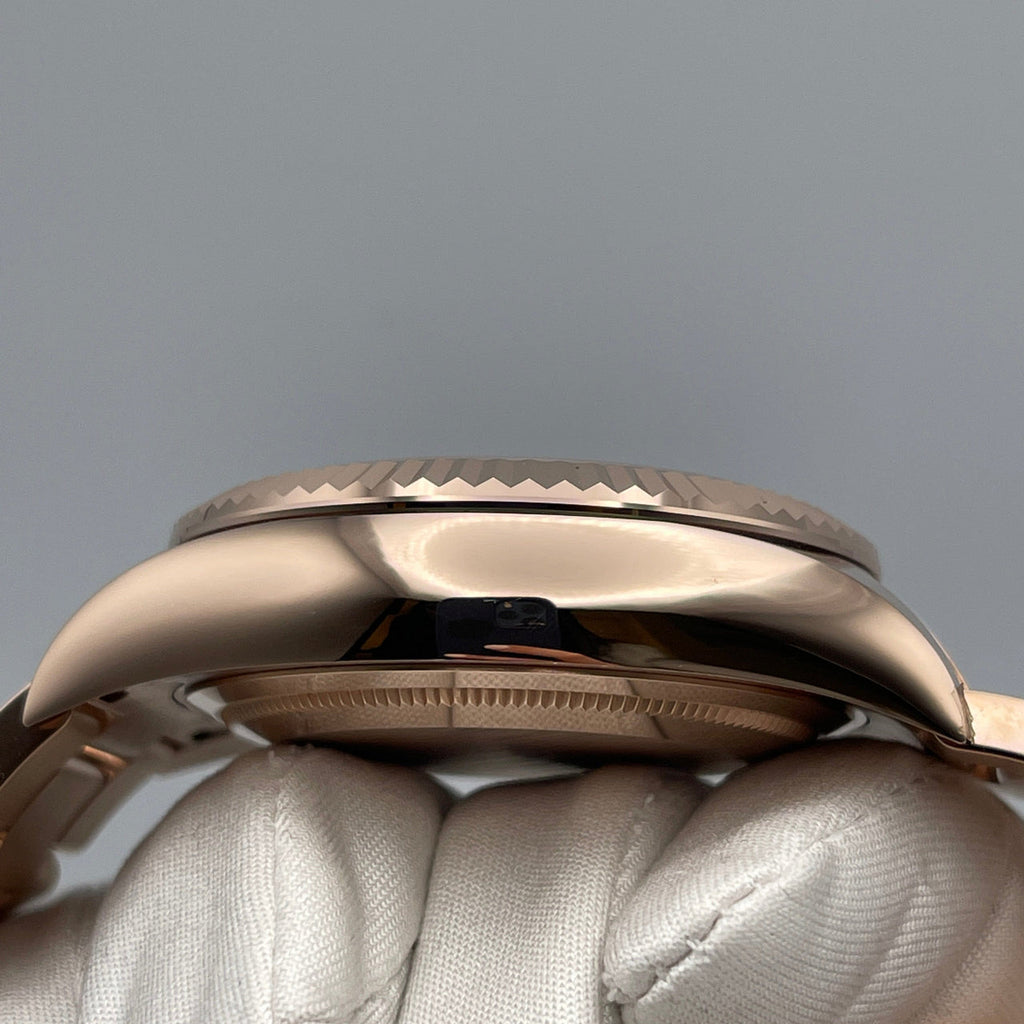 Brown Dial Watch - Rose Gold-42MM